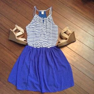 Black and White Halter Dress!